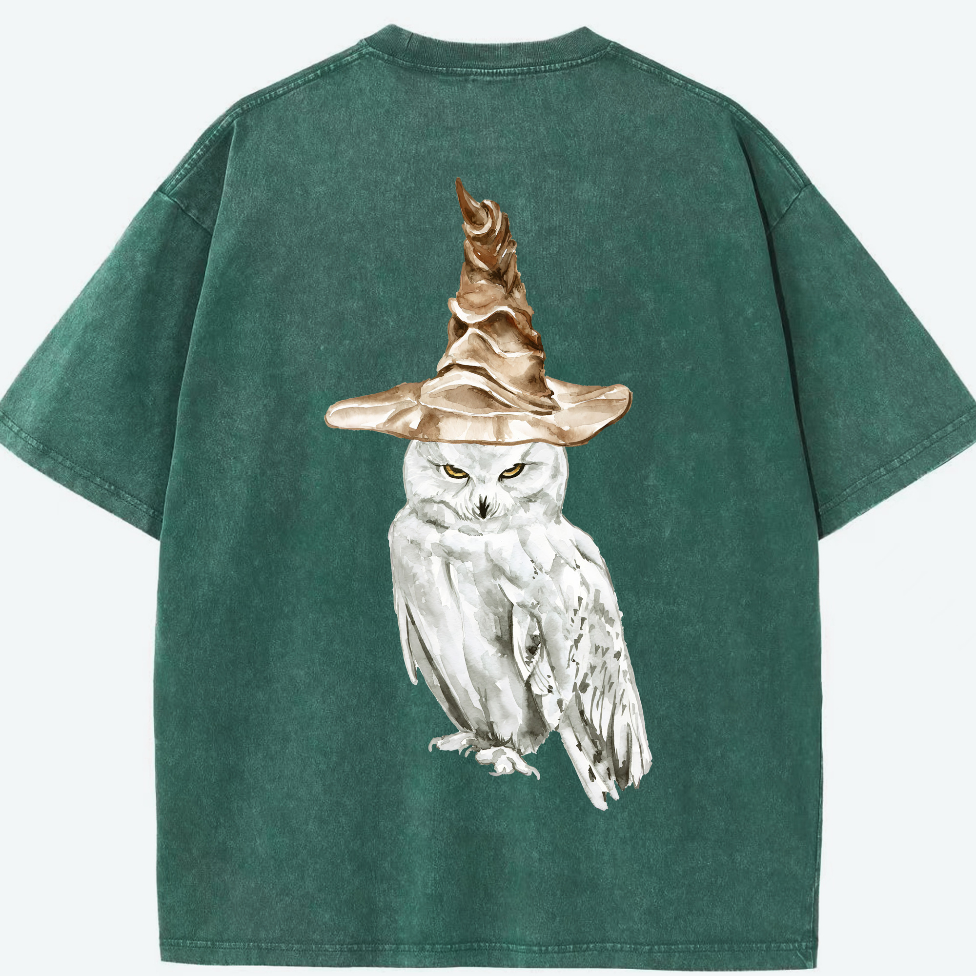 （画像用） Harry Potter ハリー・ポッターシリーズ 綿100% ヴィンテージ風 半袖Tシャツ（背面プリント）